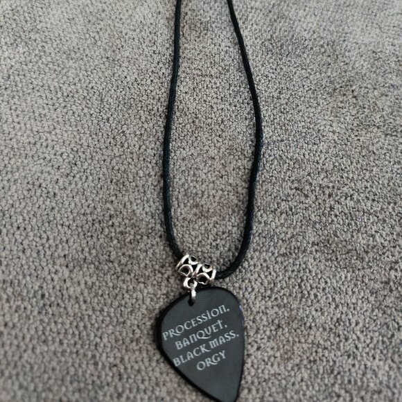 CRADLE OF FILTH 3 GUITAR PICK NECKLACES - Picture 3 of 3